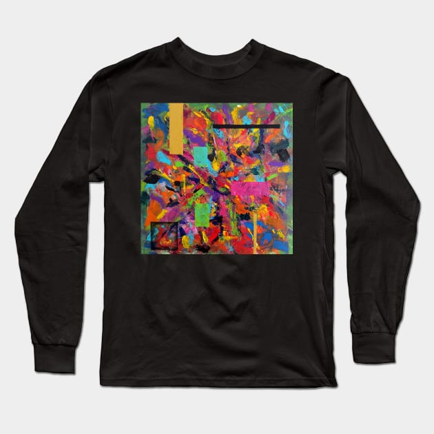 Vacation - abstract and colorful Long Sleeve T-Shirt by acdlart